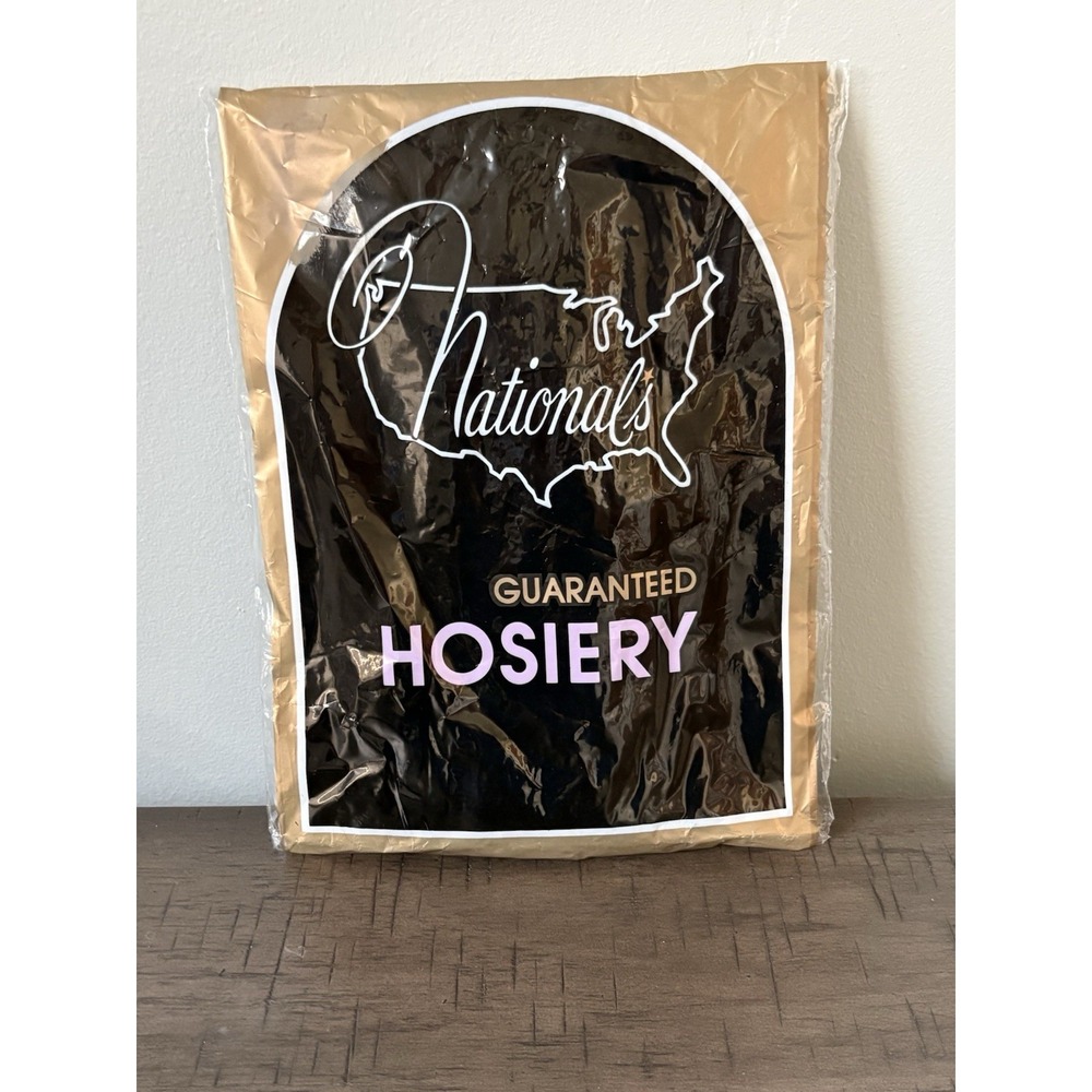 Vintage National's Hosiery Pantyhose Size Three (3XL) Beige New
